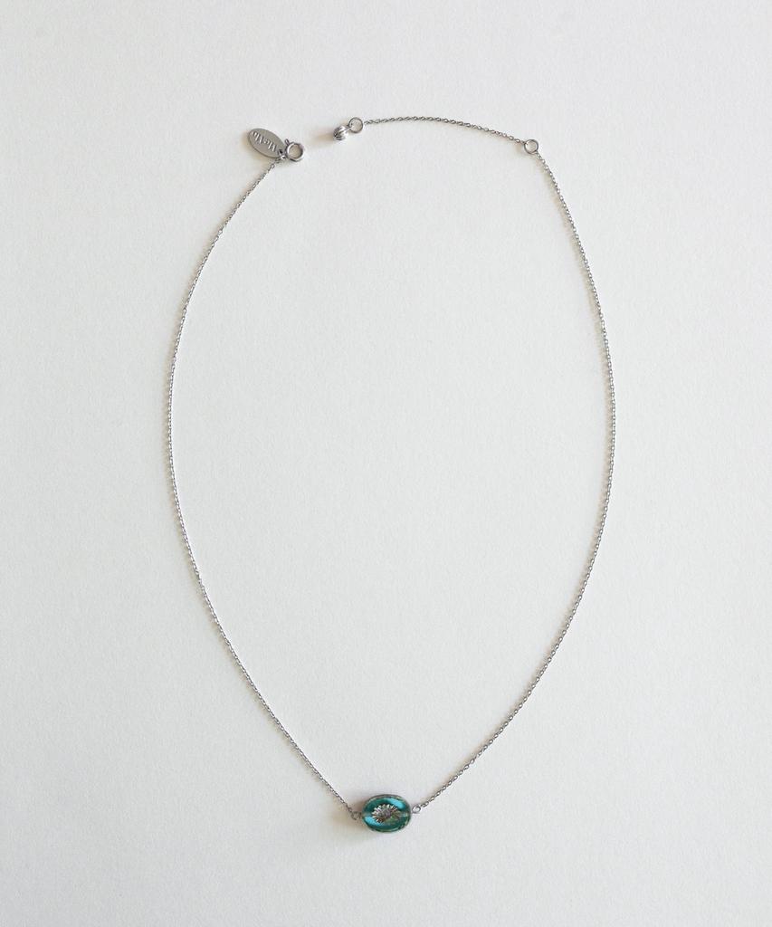 Merrymotive Vintage Glass Pendant Necklace