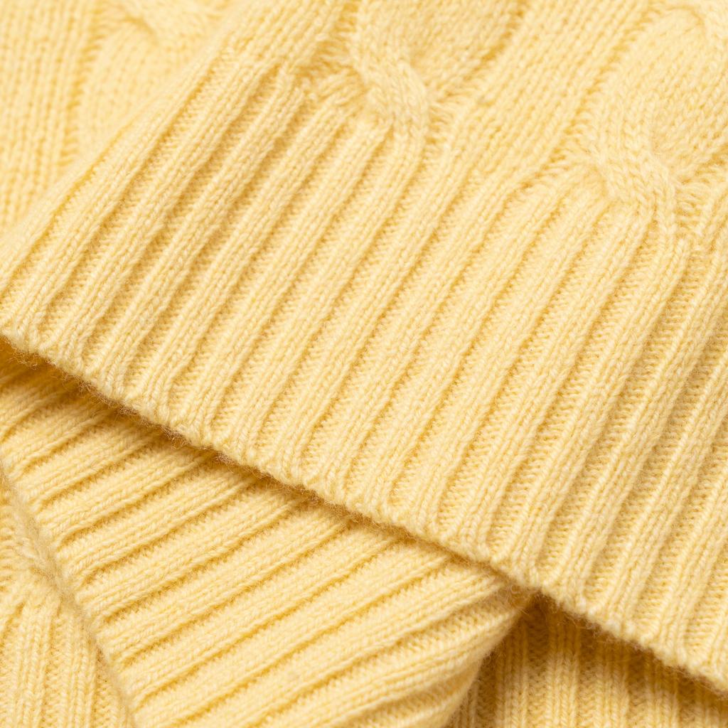 Polo Ralph Lauren V-Neck Pullover Cable Knit Sweater Women sweater 211971866-007