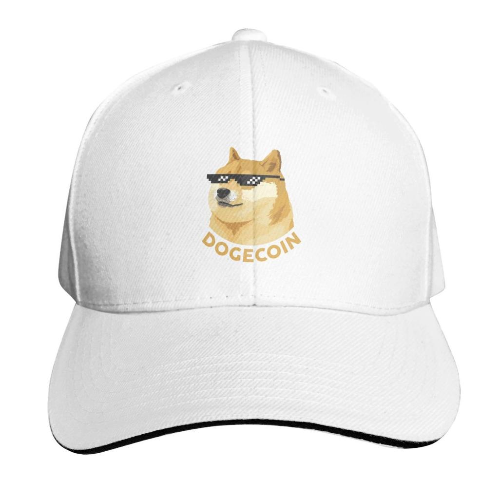 Doge The Dogecoin Funny Bitcoin Cap Fashion Casual Baseball Caps Adjustable Hat Hip Hop Summer Unisex Baseball Hats