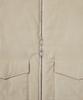 West Grand Boulevard Poche Corduroy Padded Vest Cream Beige