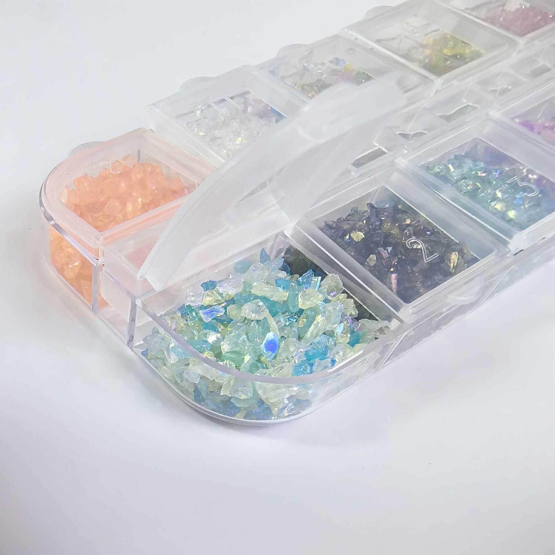 

2024 Новые Иридесцентные Кристаллы и Стеклянные Стразы: Украшения и аксессуары для нейл-арта