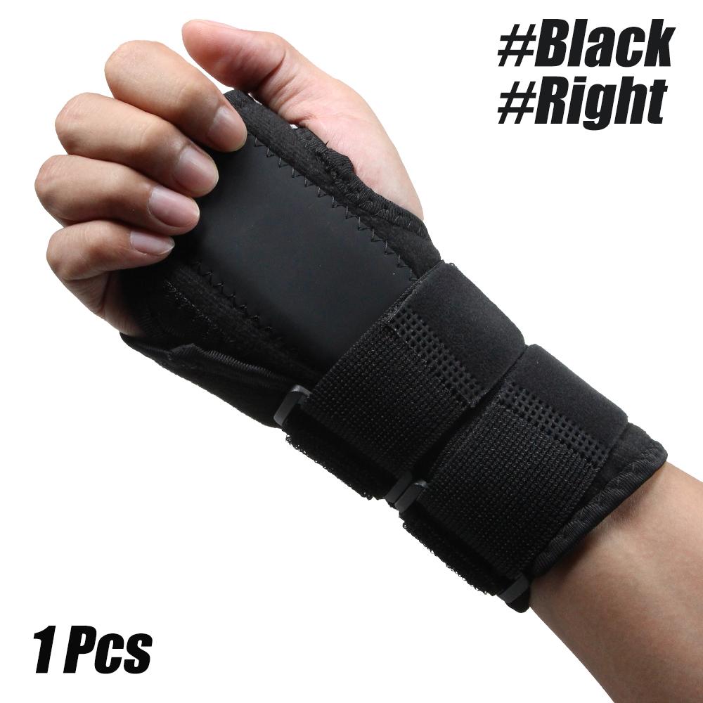 

1Pc Wrist Brace Carpal Tunnel,Adjustbale Wrist Support And Metal Splint Stabilizer,Night Sleeep Hand Brace For Pain Relief,Sport