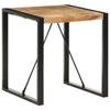 VidaXL Dining Table 70x70x75cm Solid Raw Mango Wood