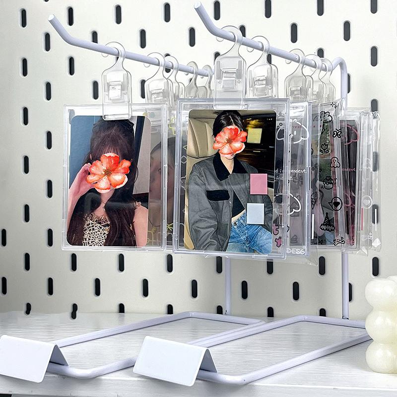 Kommode Metall Utstillingsholder Nøkkelringer Hengende Klemme Plast Pyntegjenstand Bordplate Smykkeholder