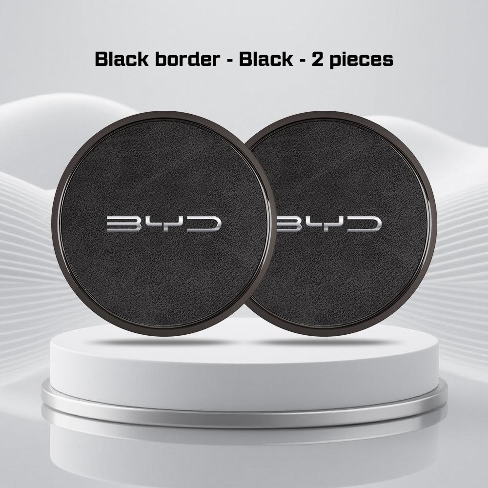 Universal Car Cup Holder Coaster Anti-slip Water-proof Cup Mat For BYD Song Plus Yuan Pro Tang EV F0 F3 Seal Han Qin Accessories