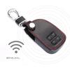 BKY Toyota Hiace Leather Smart Key Case 2 Button for Hiace Regius Ace Keychain (Black)
