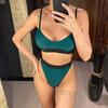 Spleißen Bügel Weiblichen Badeanzug Hohe Taille Bikini Frauen Bademode Zwei-stück Bikini set Badende Badeanzug Schwimmen Dame