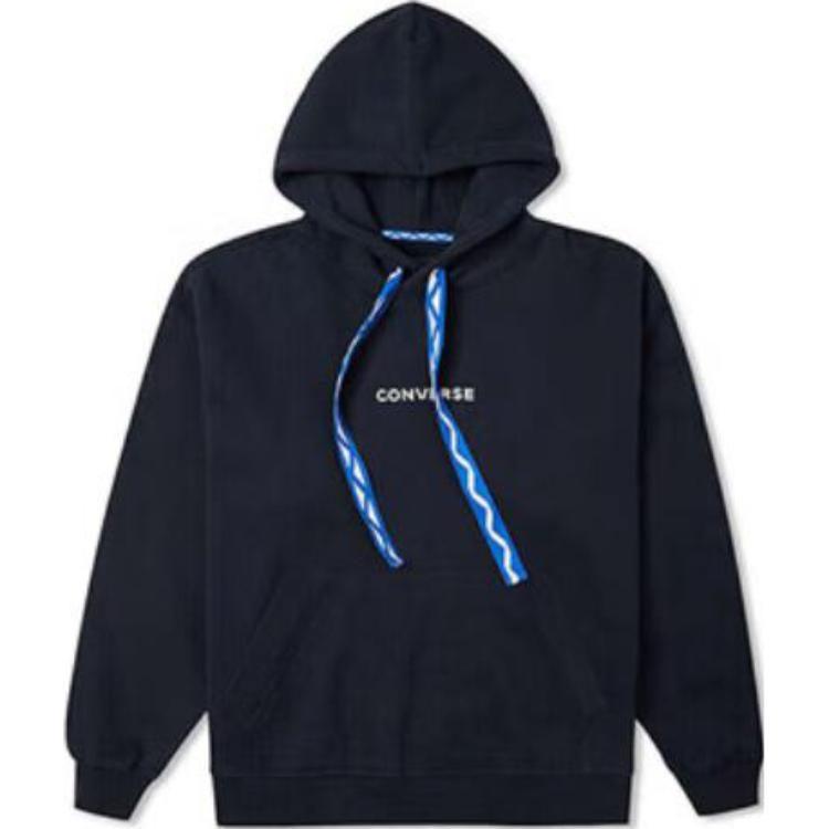 Converse Sweatshirts Men's Black Hooded Moderate Regular 10025057-A03