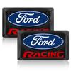 Car Styling 3D Epoxy Car Steering Wheel Dashboard Decoration Stickers For Ford Fiesta Mondeo Fusion Explorer Escape Shelby Edge CVZ1 