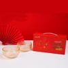 Kemeiruite Nordic Style Gilded Glass Bowl Gift Set
