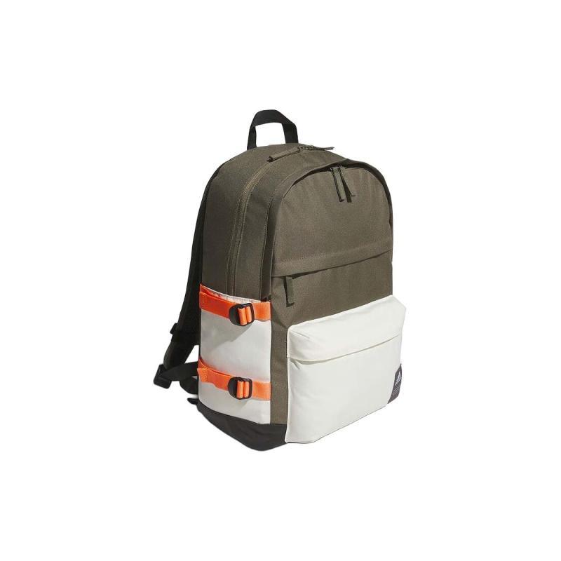 Adidas Recycled Polyester Backpack Medium Size Unisex Green Adidas JF6558