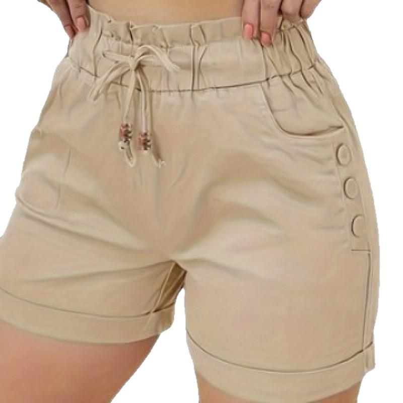 2026 Women's Bell Pocket Quick-Dry Casual High-Waist Shorts - Spring/Summer Collection