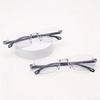 3pcs Unframed Beveled Reading Glasses Elegant Minimalist Design Ideal for Men & Women Perfect for Reading and Everyday Use
