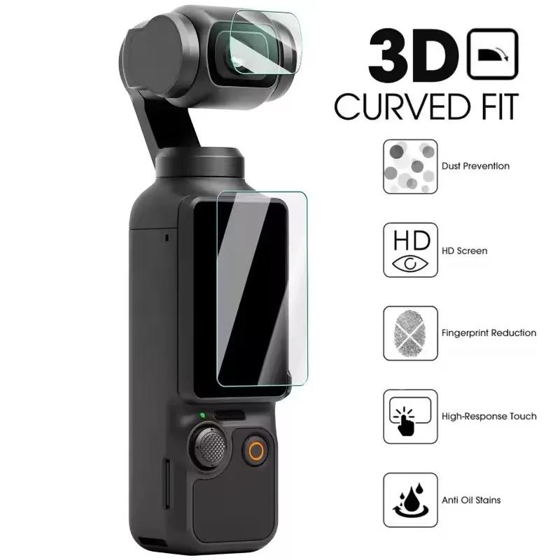 Tempered Glass Flim for DJI OSMO Pocket 3 Screen Protector Anti-Scratch Lens Film Protective Cover for DJI Pocket 3 Accessories