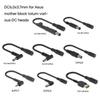 Laptop Power Cable 6.0x3.7 Female To Dc 5525 7406 4506 5521 4017 Jack Connector