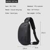 New Anti-theft Multifunction Crossbody Bag Shoulder Messenger Bags Male Waterproof Short Trip Chest Bag Pack for Men
