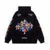 803 CHROME HEARTS 2026 Autumn and Winter New Plus Size Classic Style Logo Hooded Sweatshirt, Suitable for Couples To Wear