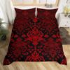 Bedding Set Digital Print Comfortable Duvet Cover for Home Bedroom Decoration, 1 Duvet Cover and 2pillowcase with Zippers