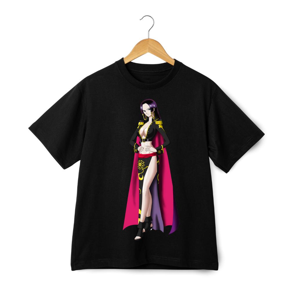 Boa Hancock T-Shirt Mens Womens Tees Top - One Piece Anime Unisex Tee Featuring Pirate Empress Pose
