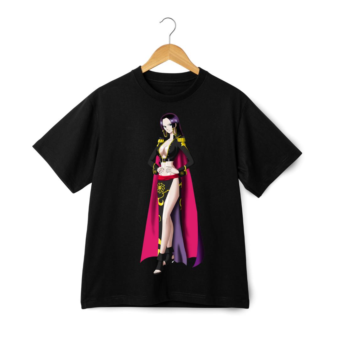 Boa Hancock T-Shirt Mens Womens Tees Top - One Piece Anime Unisex Tee Featuring Pirate Empress Pose S