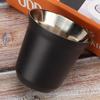 Double Wall Double Layer Coffee Cup Matte Black Demitasse Cups Espresso Cups  Espresso Drinking
