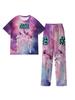 K-pop Demon Hunter Girl Pajama Set - Milk Silk, Unisex