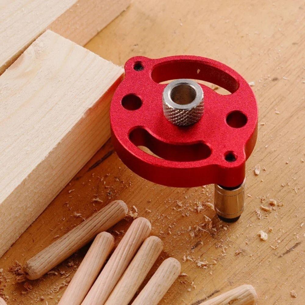 3-10mm Vertical Doweling Jig Kit with 3/8 Steel Bushing Woodworking Hole Puncher  Carpentry