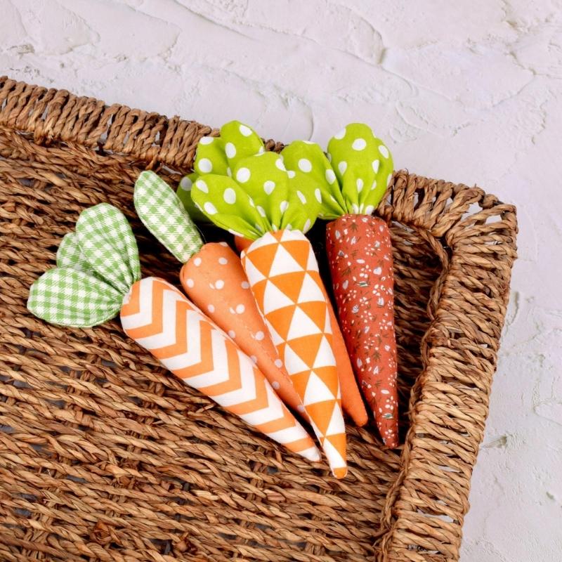 Lovely Easter Carrot Cloth Easter Carrots Happy Easter Decorations Elevates Festival Decorations Dropshipping