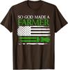 So God Made A Farmer, Farming Farmer Design Unisex T-Shirt