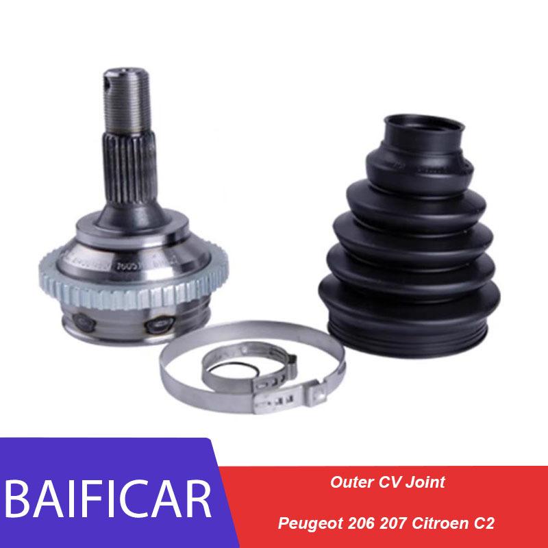 Baificar Brand New Half Drive Shaft Outer CV Joint Repair Kit For Peugeot 206 207 Citroen C2