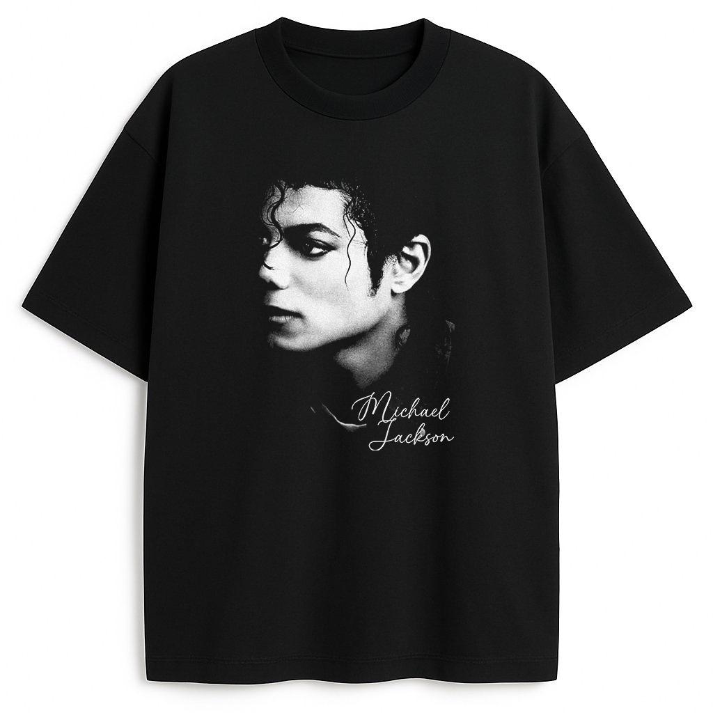 

King of Pop Michael Jackson Vintage T-shirt Men and Women Summer Y2K Cotton Clothing Punk Fashion Round Neck Short Sleeved Te... L різнокольоровий