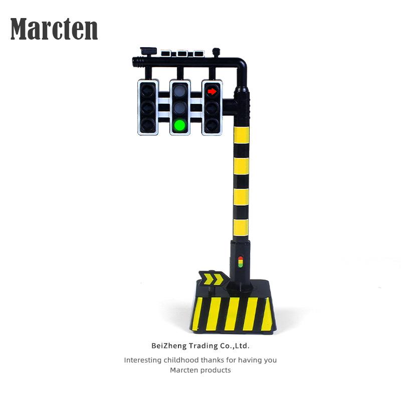 Dual-Sided Chinese Voice Traffic Light Toy for Kids