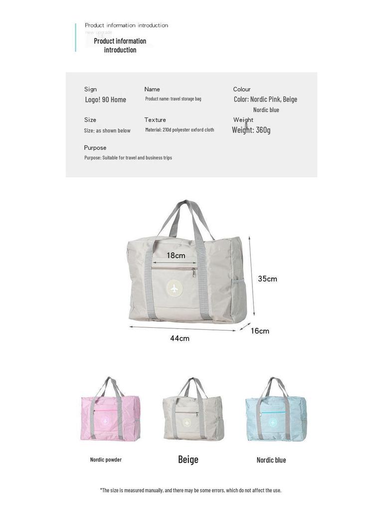 Large-Capacity Multifunctional Travel Bag: Waterproof Student, Luggage, Quilts & Carry-On Storage