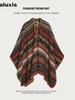 Card Salt Lake Tourism Oversized Fringe Shawl Women's Ethnic Style Thick Blanket