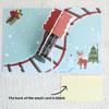 Handmade 3D Popup Greeting Card Christmas 3D Cards With Popup Colorful Designs And Matching Envelopes