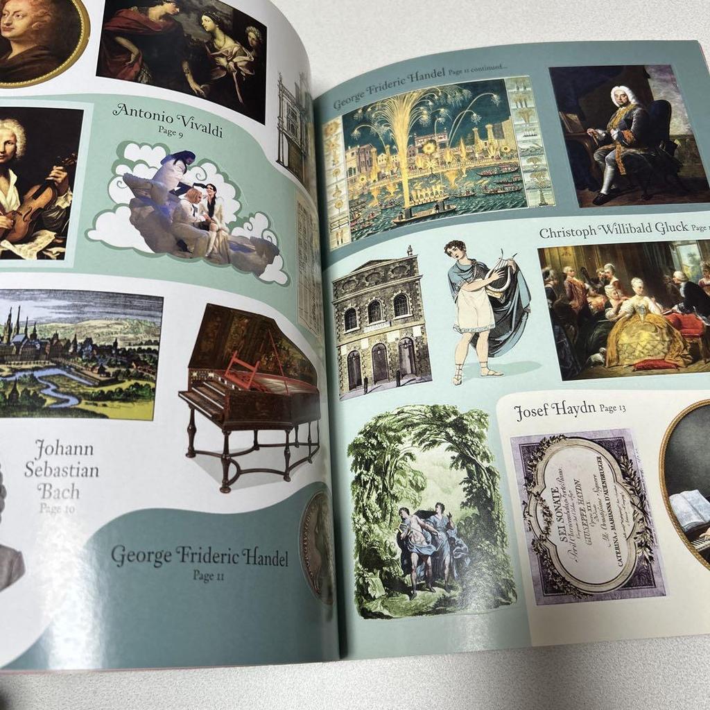 [USED] Famous Composers Sticker Book