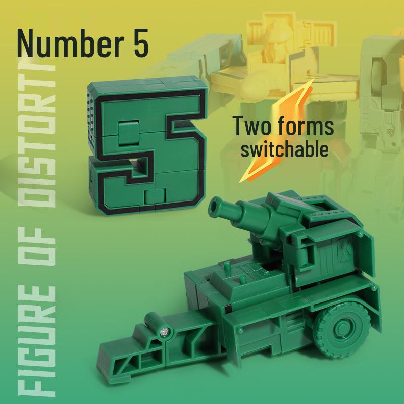 Children's Transforming Robot Car Educational Set