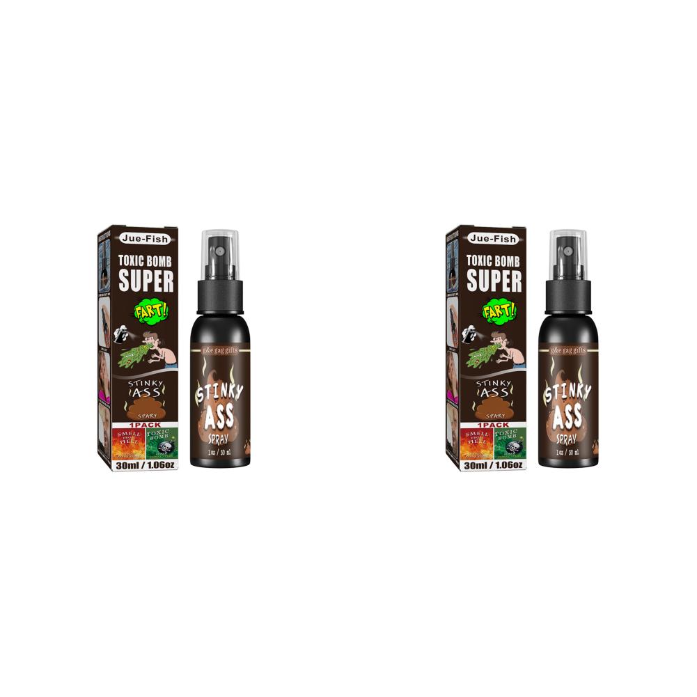 1-2PCS Poop Spray Creative Liquid Fart Gag Prank Joke Spray Funny Halloween Toy Stink Bombs Extra Strong Smelly Stinky Gas Spray