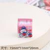 10Pcs Models Resin Cute Cartoon 3D Animal Milk Box Series Scrapbook Diy Jewelry Hair Clips Phone Case Ornament Accessories A20