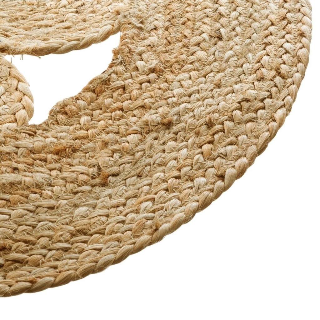 Esra ROUND JUTE RUG 80cm Decorative NATURAL