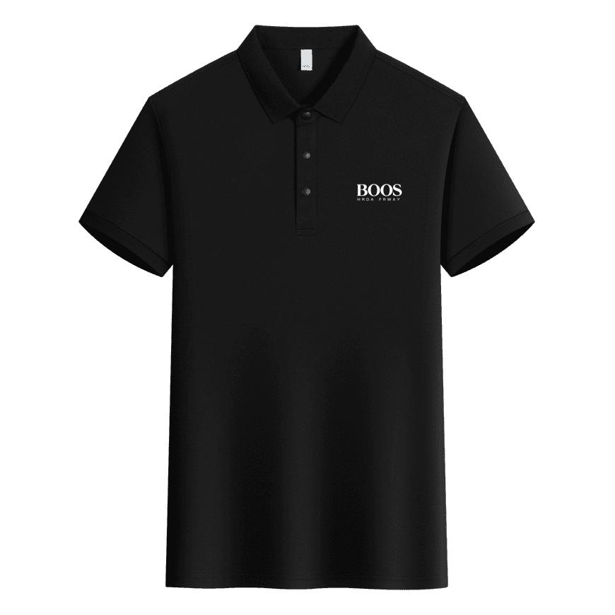 

Летняя новинка 2025 года, мужская вышитая поло-рубашка в стиле business casual однотонной расцветки, парная поло-рубашка S