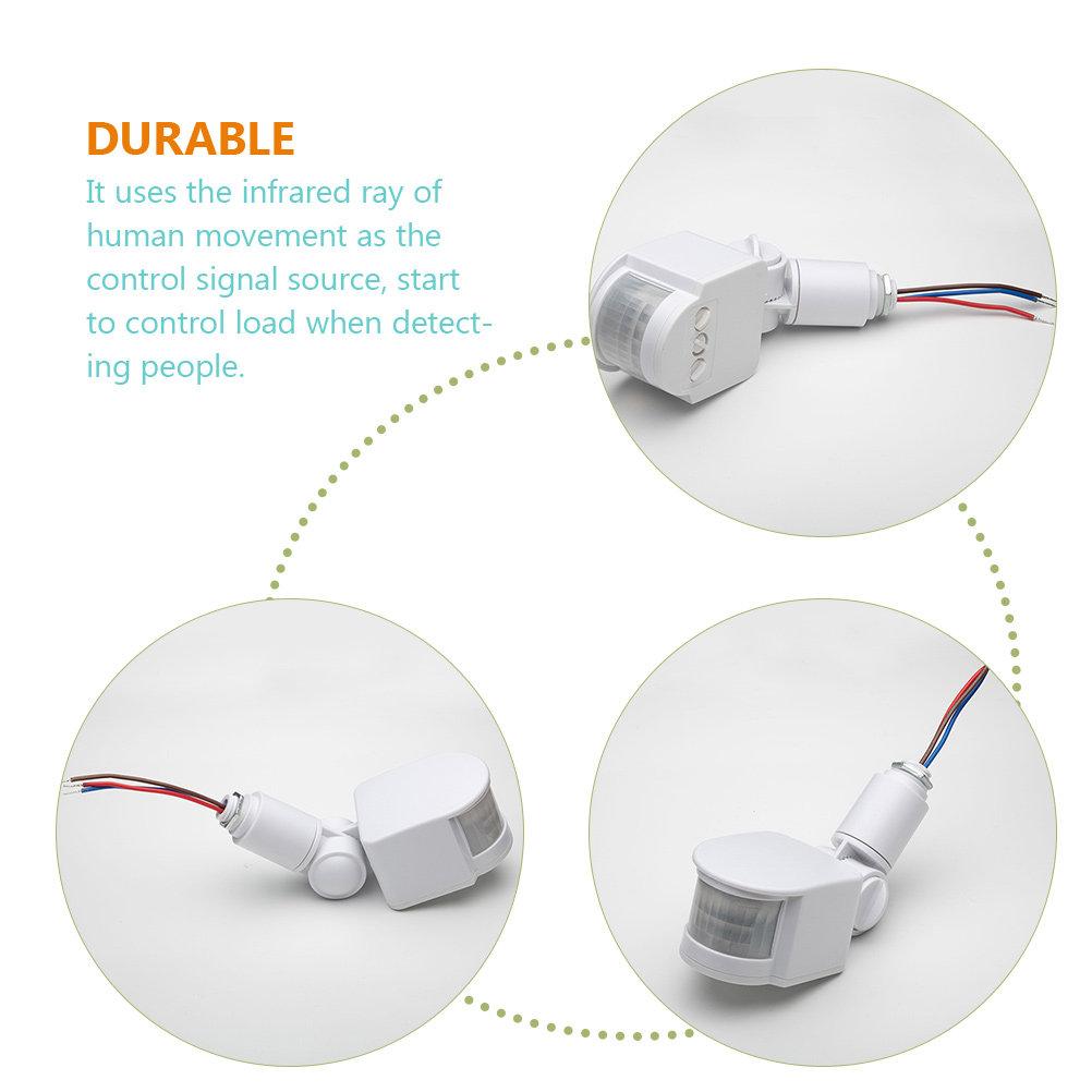 Pir Infrared Motion Sensor Light Ac85-265V Smart Motion Switch for Home Garage Corridor Outdoor