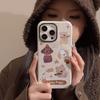 Oil Painting Dog IPhone 15 Apple Phone Case 14promax Suitable for 13 Niche Cartoon 12 Fillin 11 Hard 16