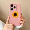 Case For Poco M6 Pro Sunflower Camera Protection Phone Cases For Xiaomi Poco M 6 M6Pro 4G 5G Soft Liquid Silicone Back Cover