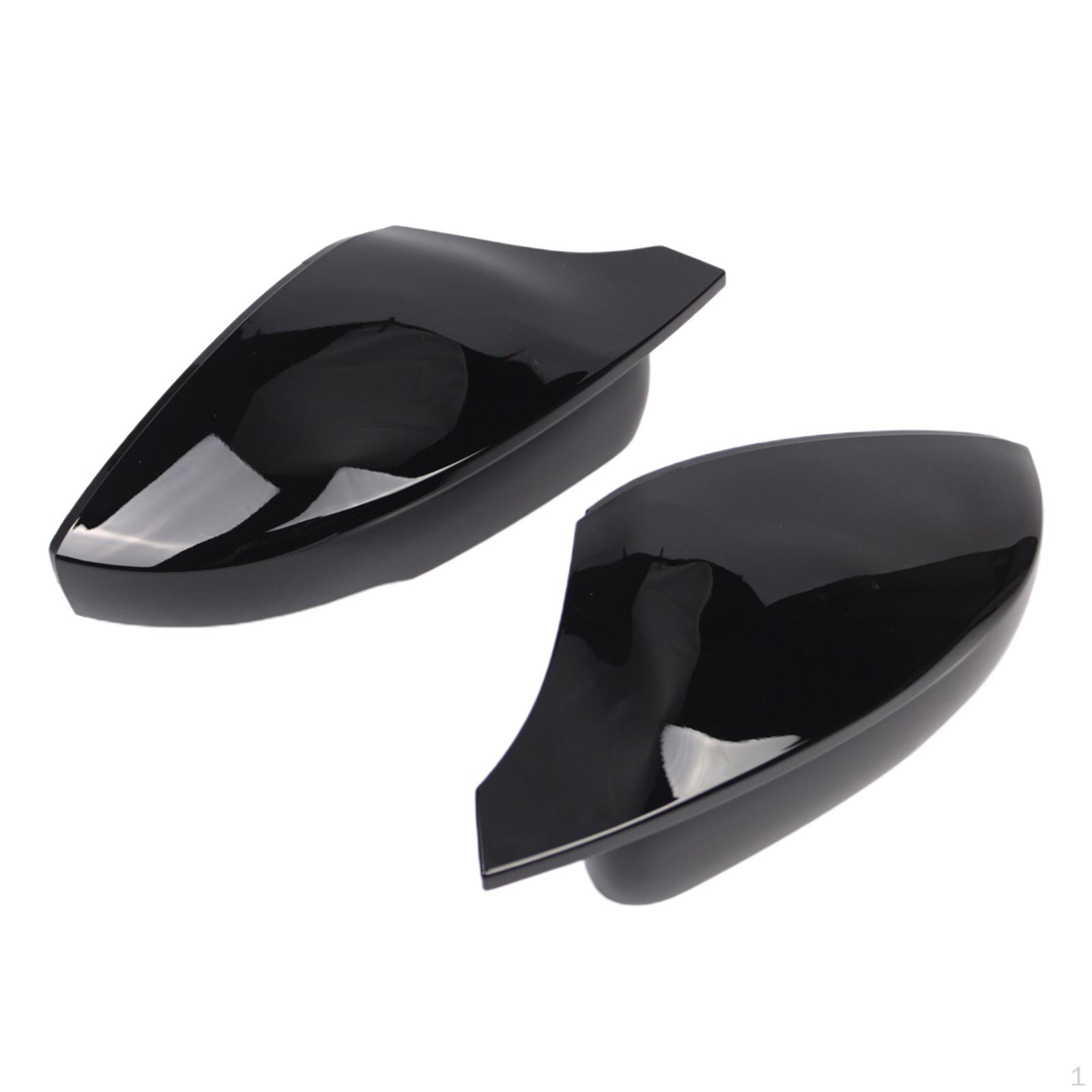 

2Pcs Mirror Cover Caps, Rear View Caps 6R0857537B 6R0857538B ,Durable Spare Parts Side