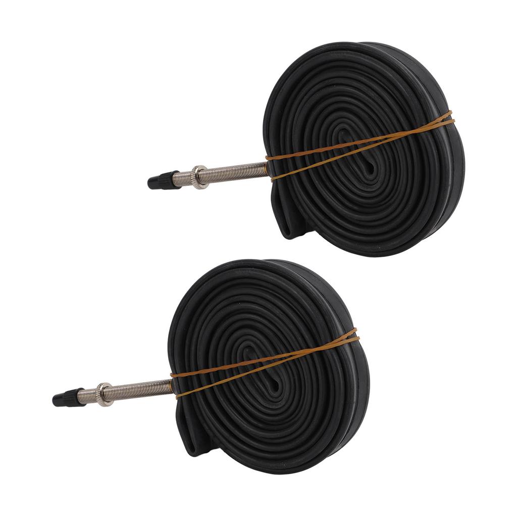 2Pcs Bike Inner Tube Butyl Rubber 700x23C Interior French Valve Tube for Road MTB Bike700X23C