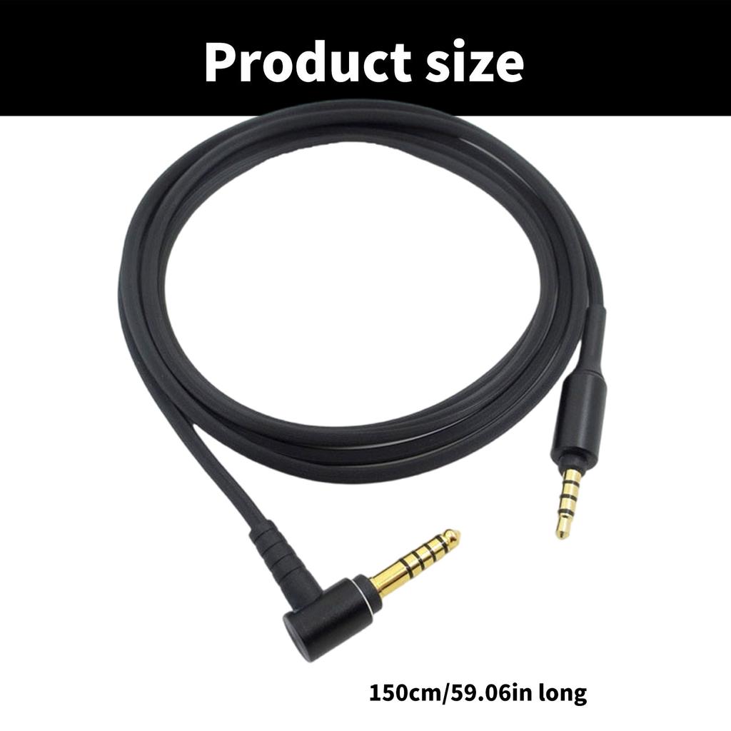 Replacement Balanced Audio Cable Extension Cord for WH-1000XM2 XM3 XM4 Headphones