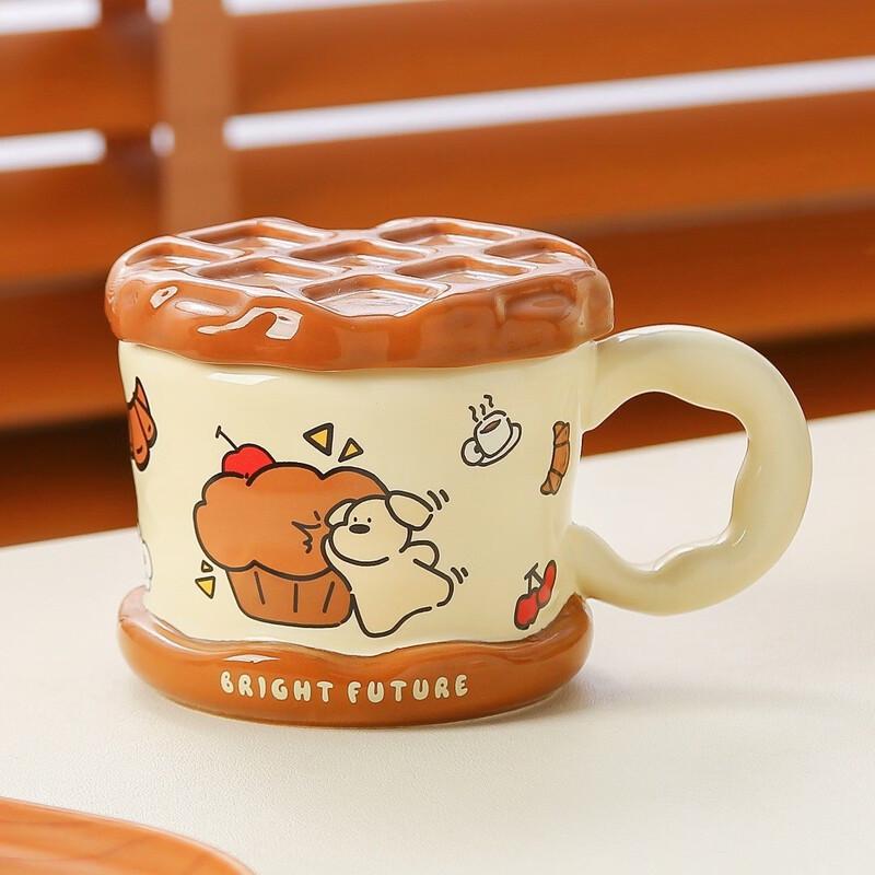 Qishang Animal Cartoon Ceramic Mug