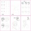Novice Anime Sketch Tutorial Book Girl Boy Comics Hand Drawn Book Line Draft Tracing Book  Artist