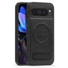 Applicable to Google PIXEL10/10PRO mobile phone case crystal shield magnetic suction bracket PU leather invisible magnetic suction bracket 9A